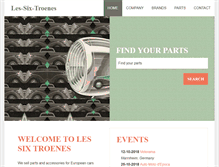 Tablet Screenshot of les-six-troenes.com